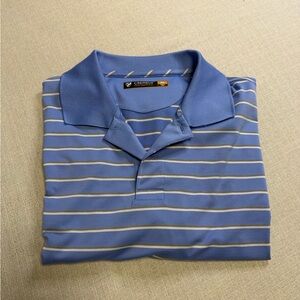 Daniel Cremieux men’s Blue and Yellow Striped Polo